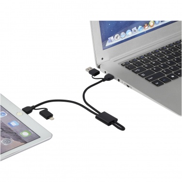 Logotrade promotional products photo of: Connect 6-in-1 RCS recycled aluminium 45W quick charge & data transfer cable