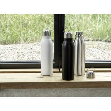 Logotrade corporate gift picture of: Harper 700 ml RCS certified stainless steel water bottle with metal loop