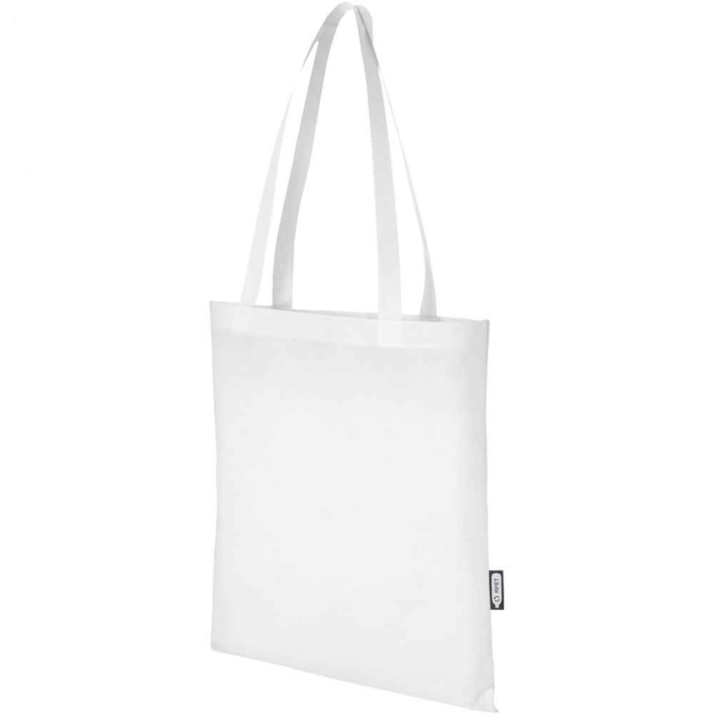 Logotrade promotional product picture of: Zeus GRS recycled non-woven convention tote bag 6L