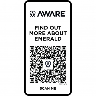 Logotrade promotional giveaway picture of: Emerald short sleeve unisex Aware™ recycled polo