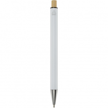Logotrade promotional gift image of: Cyrus recycled aluminium ballpoint pen (blue ink)