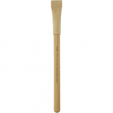 Logotrade business gift image of: Seniko bamboo inkless pen