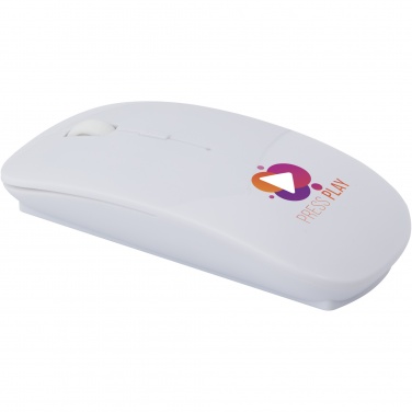 Logotrade promotional product image of: Menlo RCS recycled plastic wireless mouse 