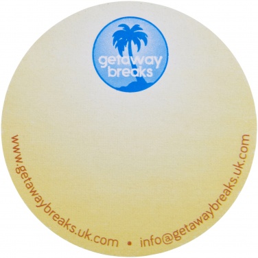 Logotrade promotional gift image of: Sticky-Mate® circle-shaped recycled sticky notes