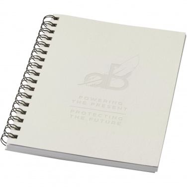 Logo trade promotional merchandise image of: Desk-Mate® A6 colour spiral notebook