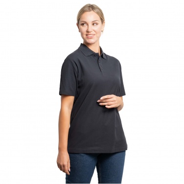 Logo trade corporate gifts image of: Austral short sleeve unisex polo