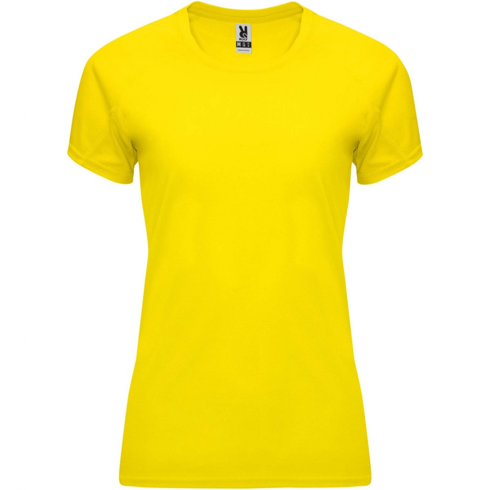 Logo trade promotional giveaways picture of: Bahrain short sleeve women's sports t-shirt