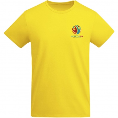 Logo trade promotional giveaways image of: Breda short sleeve men's t-shirt