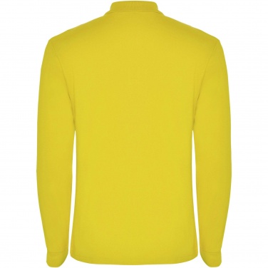 Logo trade corporate gifts image of: Estrella long sleeve men's polo