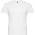 Samoyedo short sleeve men's v-neck t-shirt, White