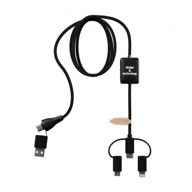 Logotrade promotional gift image of: SCX.design C48 CarPlay 5-in-1 charging cable 