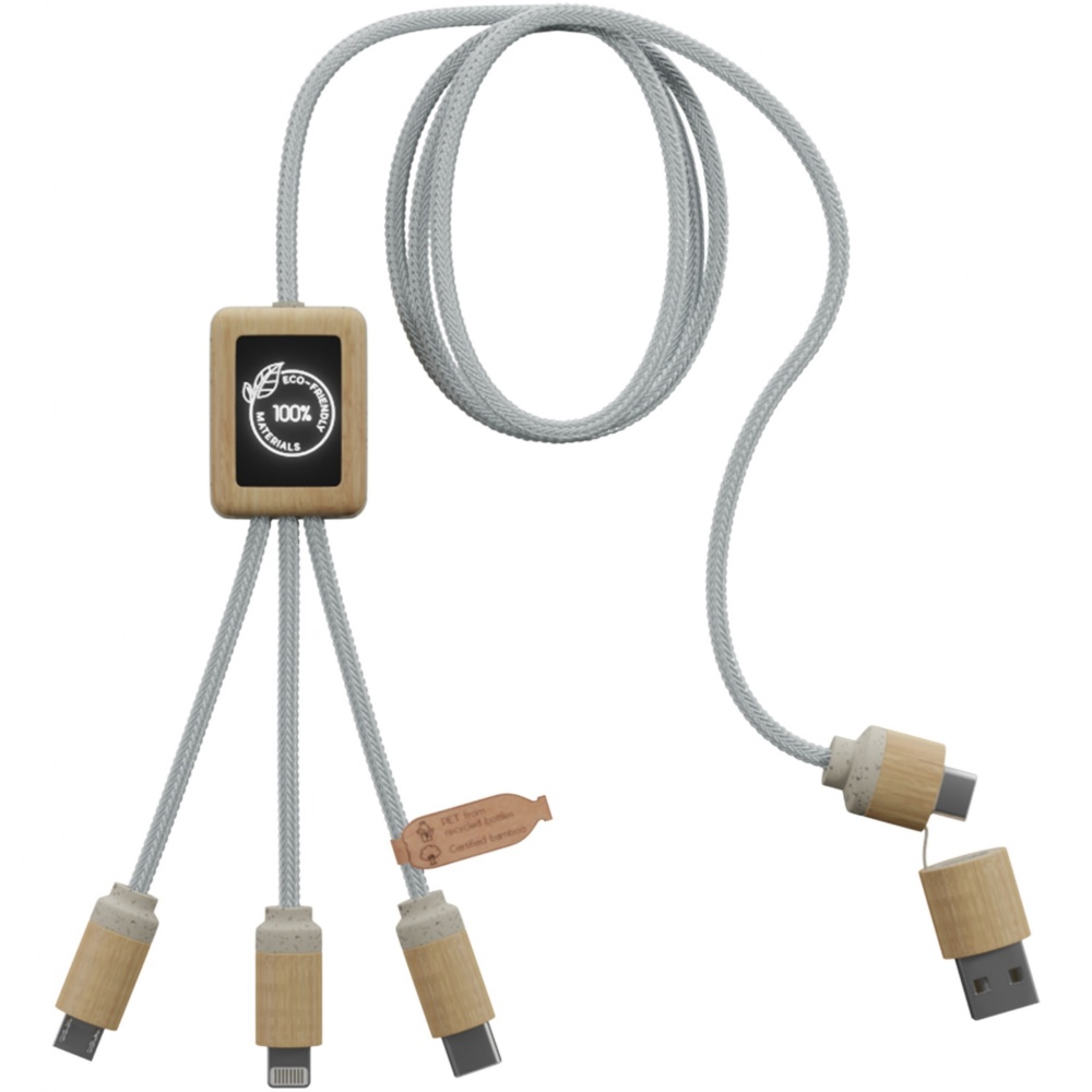 Logotrade advertising products photo of: SCX.design C49 5-in-1 charging cable