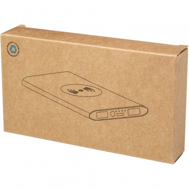 Logotrade promotional giveaway picture of: Juice 8000 mAh Type-C recycled aluminium wireless power bank