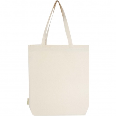 Logo trade corporate gift photo of: Orissa 180 g/m² organic wide bottom tote bag 11L