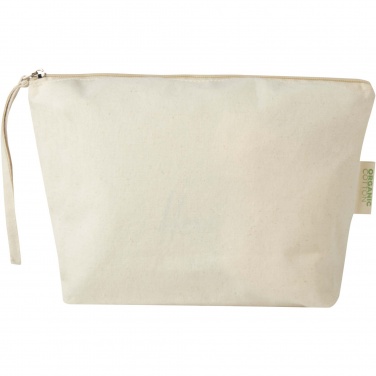 Logo trade business gift photo of: Orissa 180 g/m² organic large accessory pouch 3L