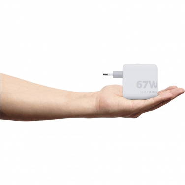 Logo trade promotional gift photo of: Xtorm XVC2067 GaN Ultra 67W travel charger with 100W USB-C PD cable