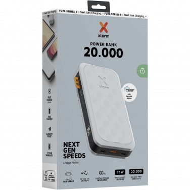 Logo trade advertising products image of: Xtorm FS520 Fuel Series 20.000 mAh 35W power bank