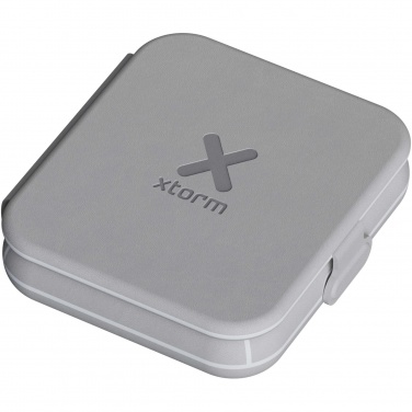 Logotrade promotional item image of: Xtorm XWF21 15W foldable 2-in-1 wireless travel charger