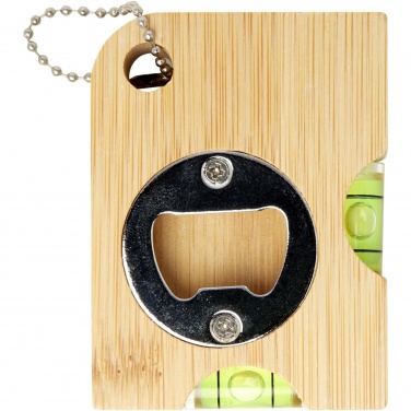 Logo trade promotional item photo of: Levo bamboo bottle opener with level 