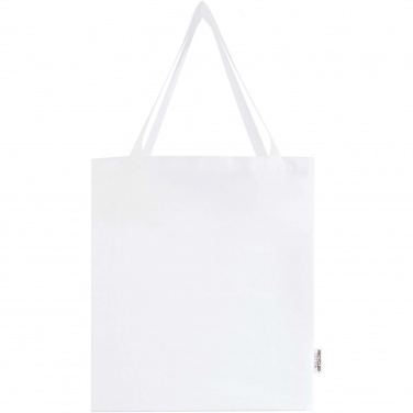 Logotrade promotional merchandise image of: Madras 140 g/m² GRS recycled cotton gusset tote bag