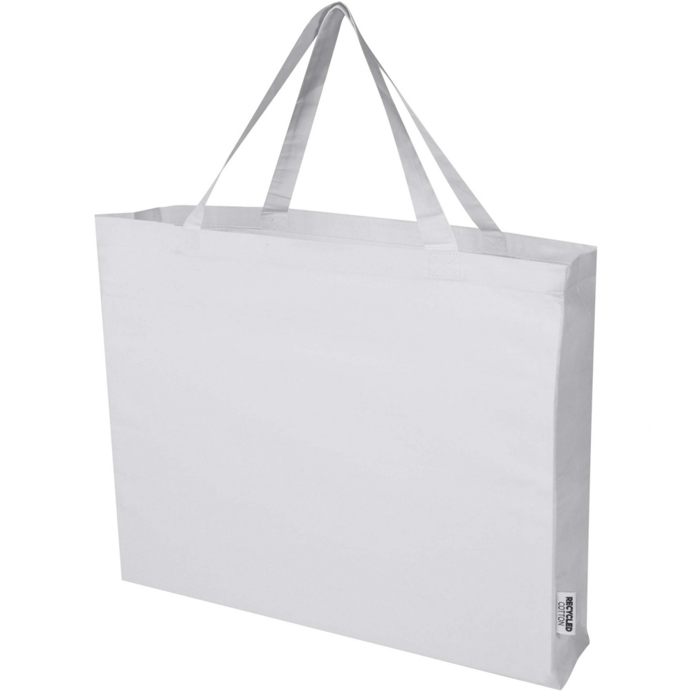 Logotrade promotional products photo of: Odessa 220 g/m² GRS recycled cotton large tote bag
