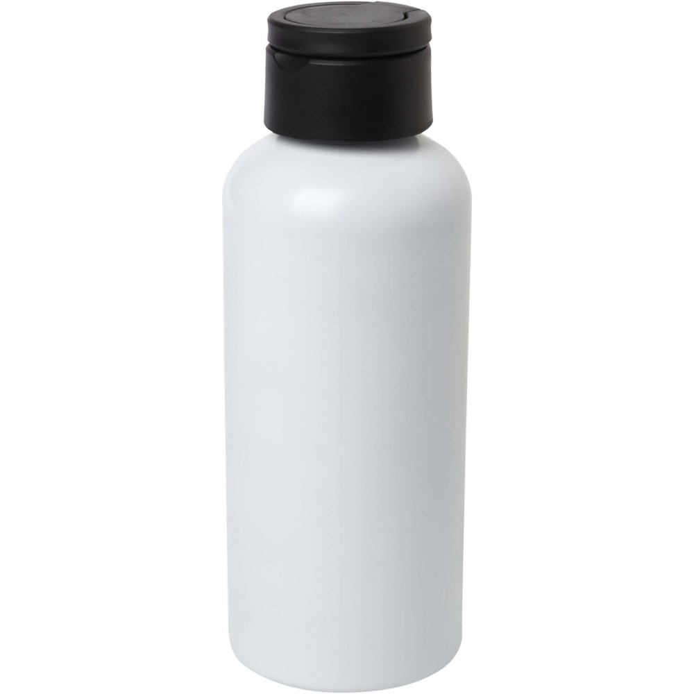 Logotrade advertising product picture of: Trinity 600 ml RCS certified recycled aluminium water bottle with RPET lid
