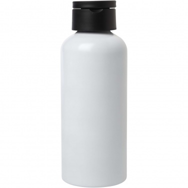 Logo trade promotional giveaways picture of: Trinity 600 ml RCS certified recycled aluminium water bottle with RPET lid
