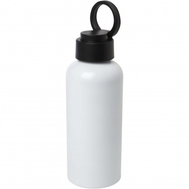 Logo trade promotional giveaways picture of: Trinity 600 ml RCS certified recycled aluminium water bottle with RPET lid