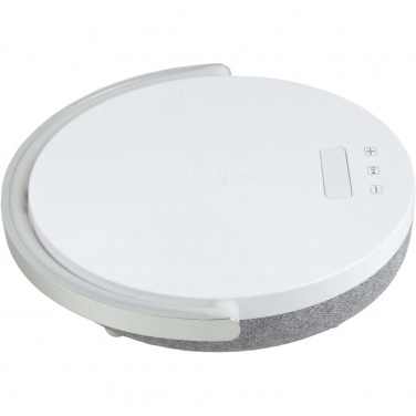 Logo trade promotional merchandise image of: Prixton 4-in-1 10W Bluetooth® speaker with LED light and wireless charging base
