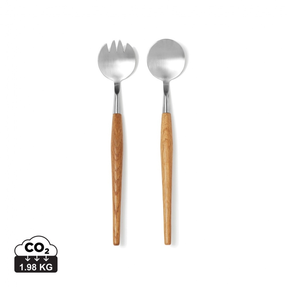 Logotrade business gifts photo of: VINGA Retro serving cutlery