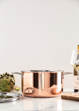 Logotrade promotional products photo of: VINGA Baron copper saucepan
