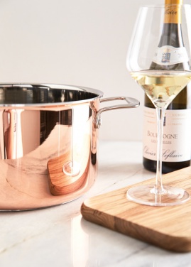 Logo trade promotional gifts image of: VINGA Baron copper saucepan