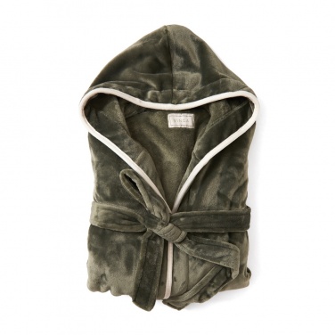 Logotrade advertising product picture of: VINGA Louis luxury plush RPET robe size L-XL