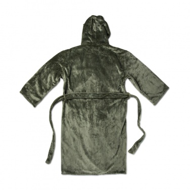 Logo trade promotional gift photo of: VINGA Louis luxury plush RPET robe size L-XL