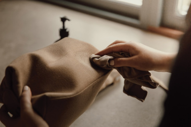 Logo trade business gift photo of: VINGA Sloane toiletry bag RCS recycled polyester