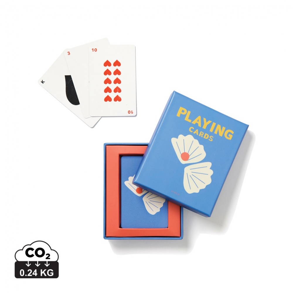 Logo trade promotional items picture of: VINGA Playing cards coffee table edt.