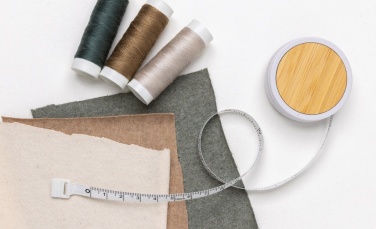 Logotrade promotional products photo of: RCS recycled plastic & bamboo tailor tape