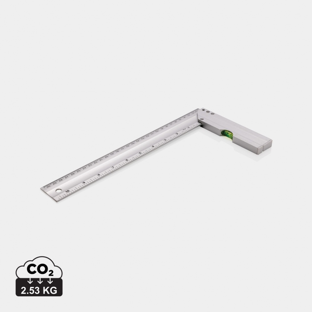 Logo trade promotional merchandise image of: Ruler with level