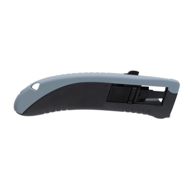 Logo trade promotional giveaways picture of: RCS certified recycled plastic Auto retract safety knife