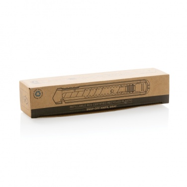 Logotrade promotional merchandise image of: Refillable RCS recycled plastic snap-off knife