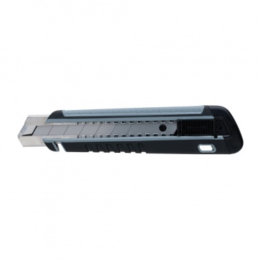 Logo trade promotional gifts image of: Refillable RCS rplastic heavy duty snap-off knife soft grip