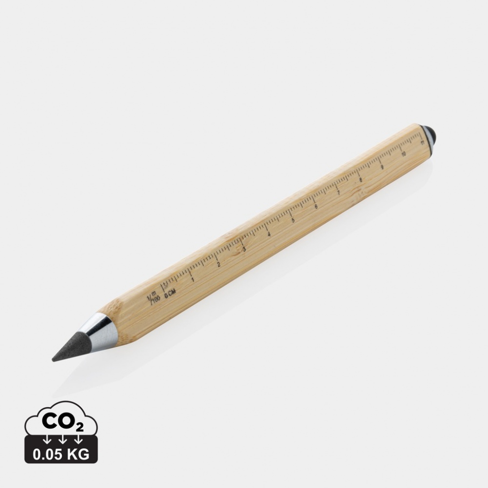 Logo trade advertising products image of: Eon bamboo infinity multitasking pen