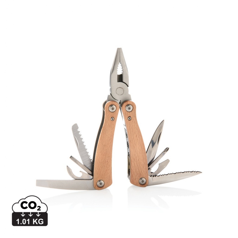 Logo trade promotional merchandise photo of: Wood multitool