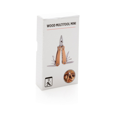 Logo trade business gifts image of: Wood multitool mini