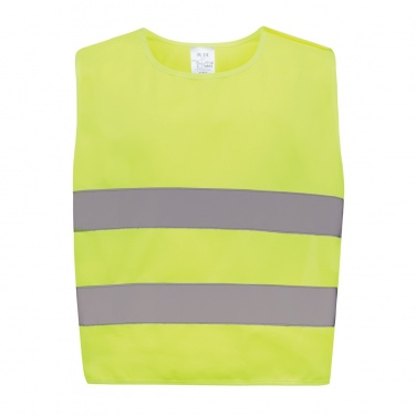 Logo trade business gifts image of: GRS recycled PET high-visibility safety vest 3-6 years