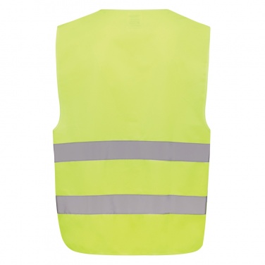 Logo trade corporate gifts picture of: GRS recycled PET high-visibility safety vest
