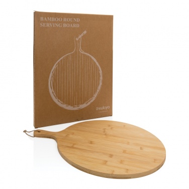 Logotrade promotional giveaways photo of: Ukiyo bamboo round serving board