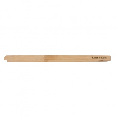 Logo trade promotional gifts picture of: Ukiyo bamboo serving tongs