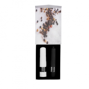 Logo trade promotional products picture of: Electric pepper and salt mill set
