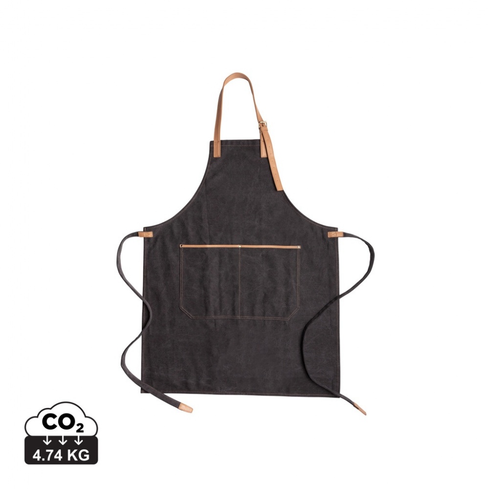 Logotrade promotional item image of: Deluxe canvas chef apron